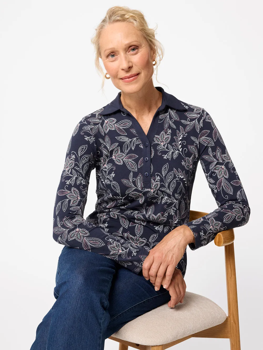 Arona Long Sleeve Polo