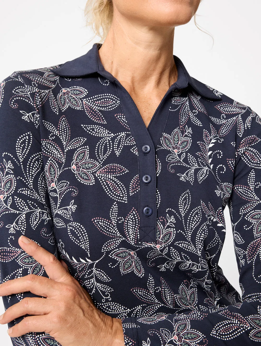 Arona Long Sleeve Polo