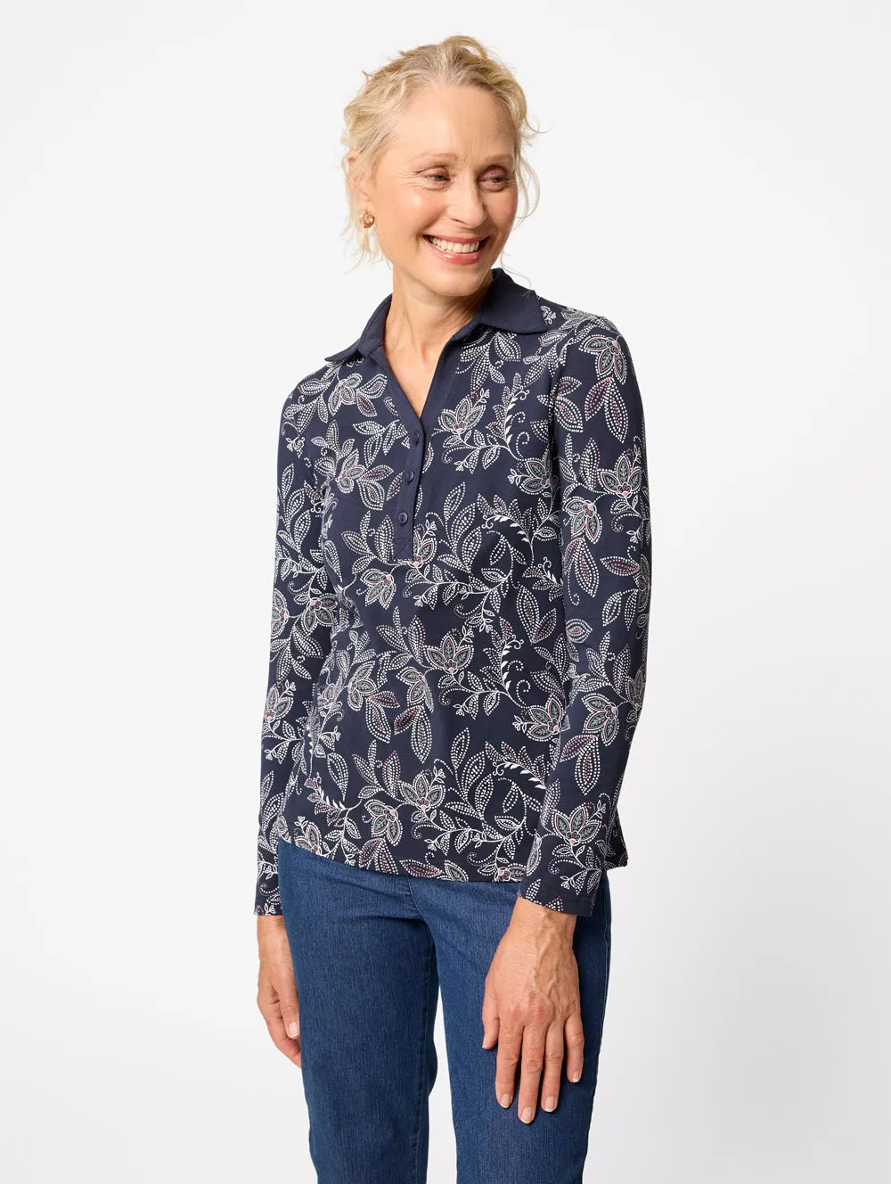 Arona Long Sleeve Polo