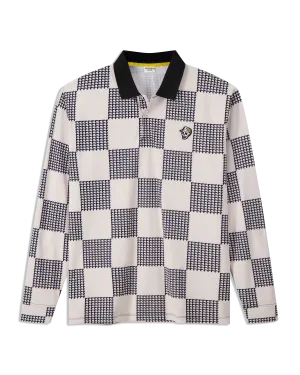Back9 Checker Long Sleeve Polo