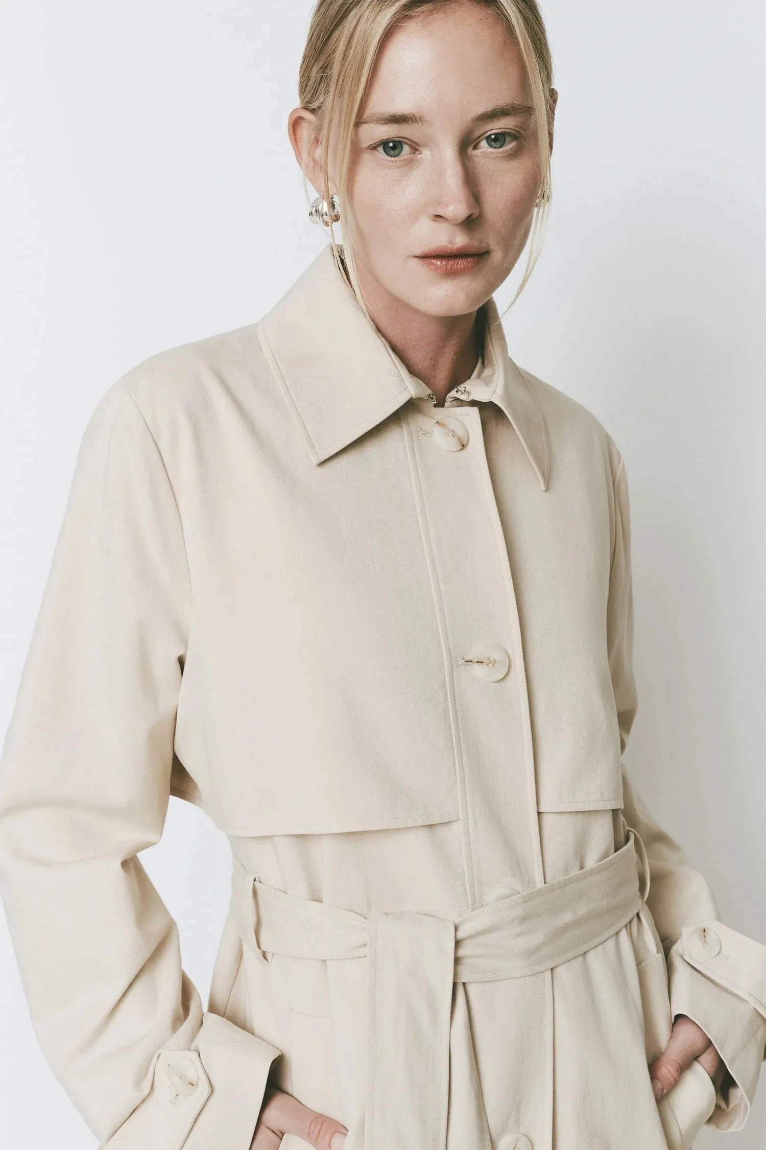 Cassis Trench Coat