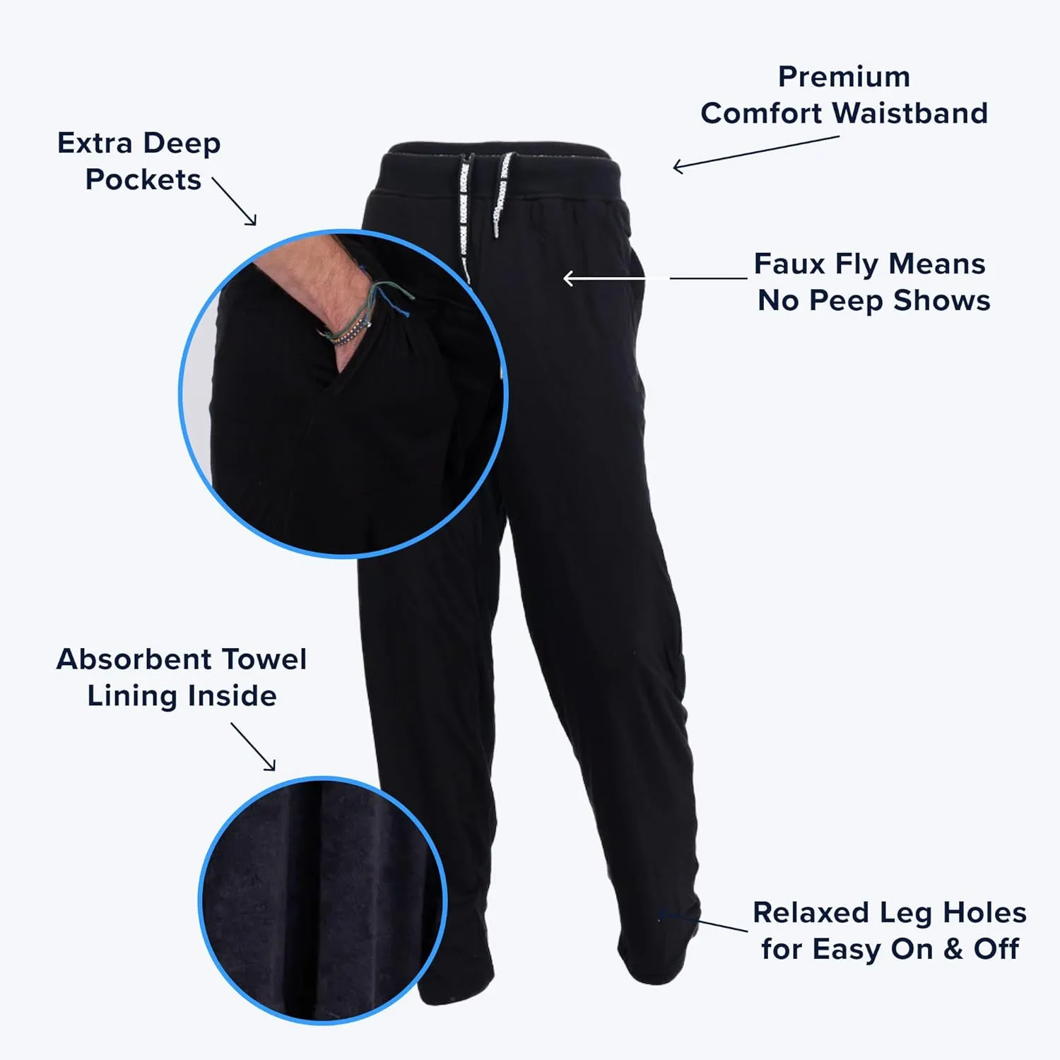 DudeRobe Men's SweatPants | As Seen on Shark Tank!