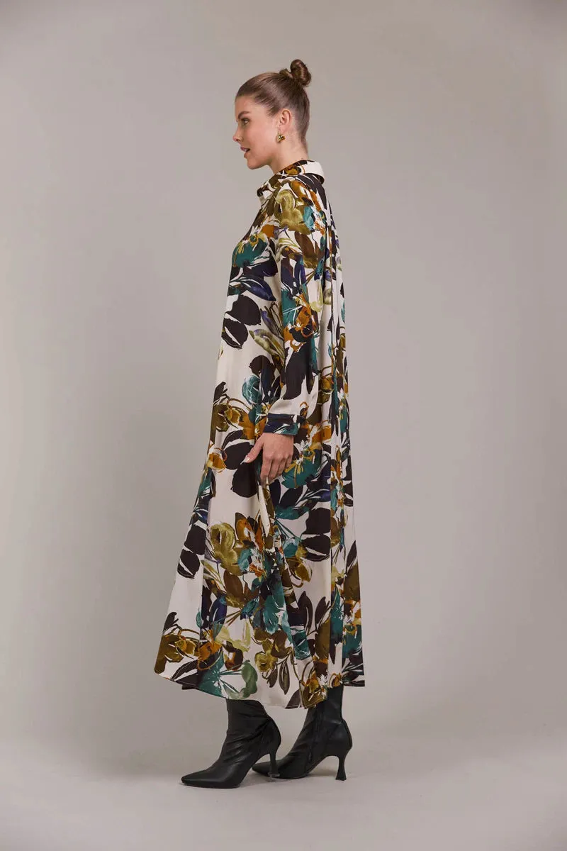Elsie Shirt Dress By Eb&Ive - Botanical Tusk