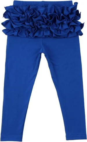 HOOLCHEAN Baby Toddler and Little Girls Ruffles Buttocks Leggings Solid Color Pants
