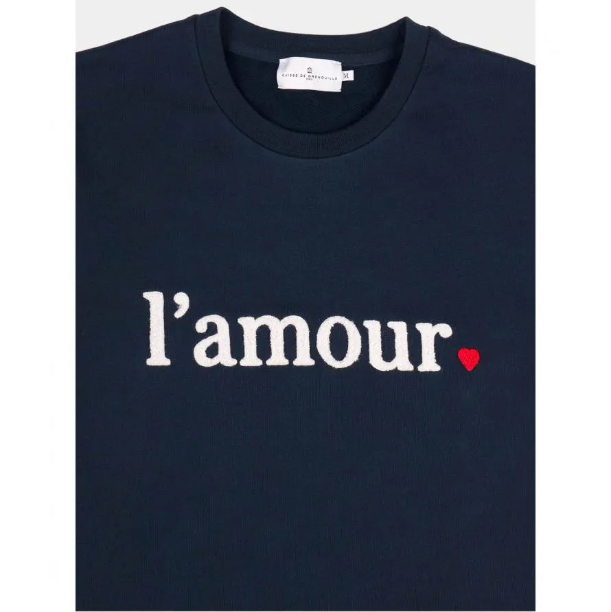 L'Amour Sweatshirt (Dark Navy)