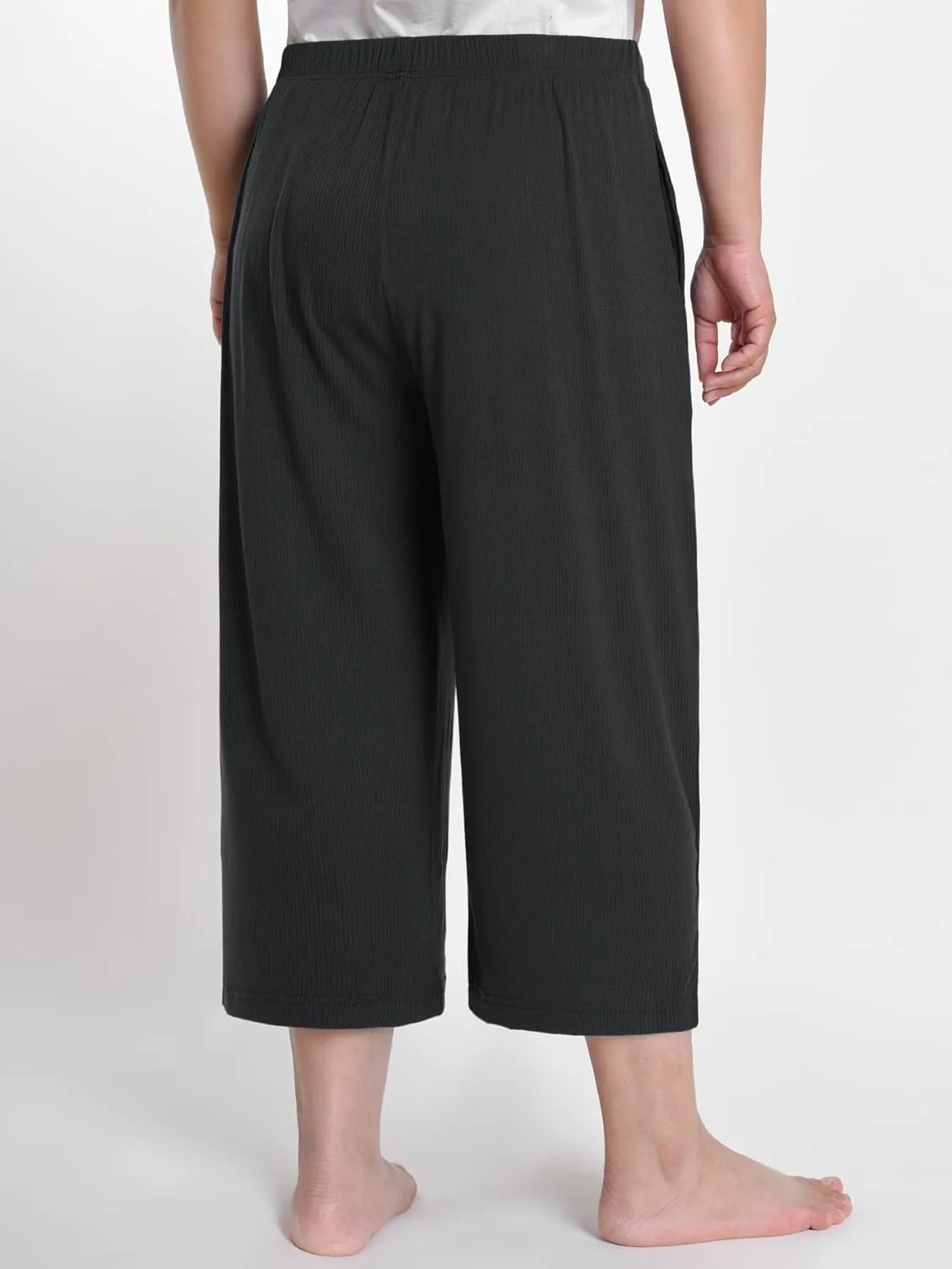 Latuza Women's Plus Size Capri Lounge Pants Wide Leg Lounge Capris