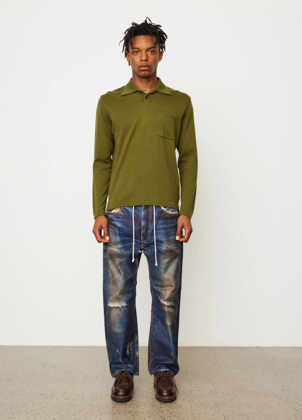 Loose Polo Sweater