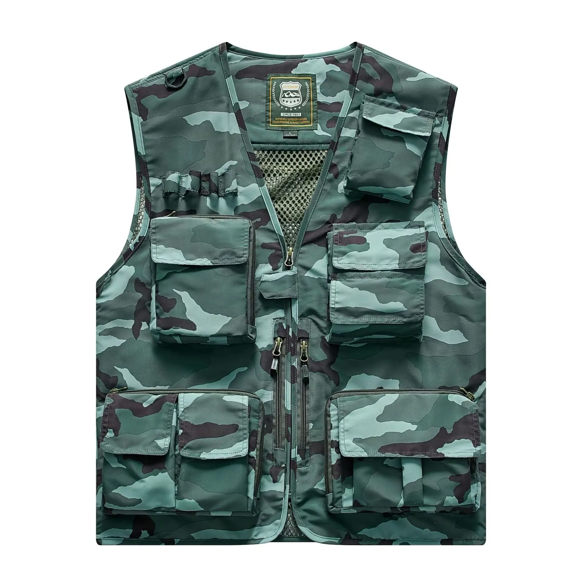 Mens Lightweight Utility Cargo Vest