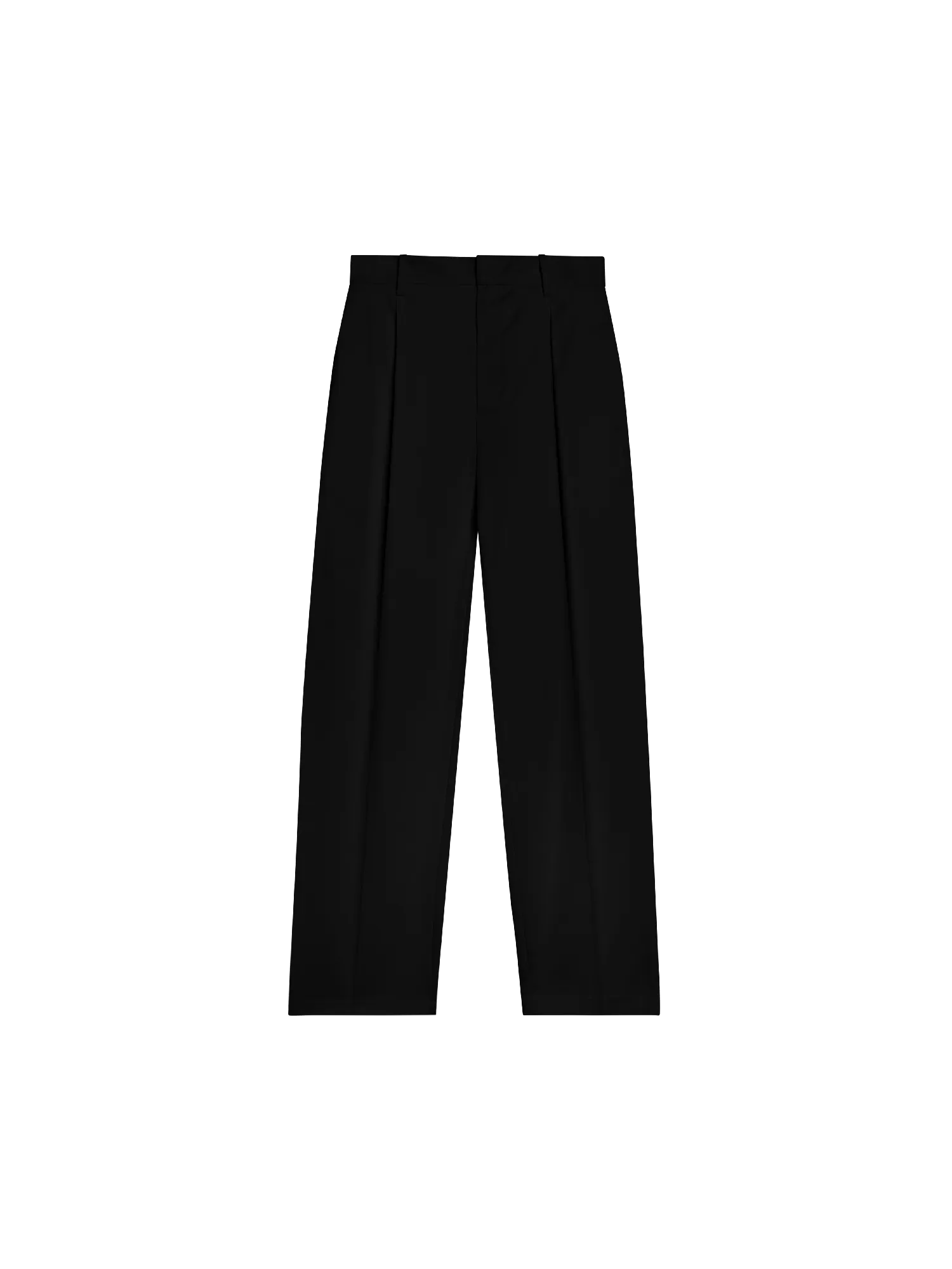 Men's Organic Cotton Tailored Trousersblack