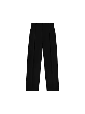 Men's Organic Cotton Tailored Trousersblack