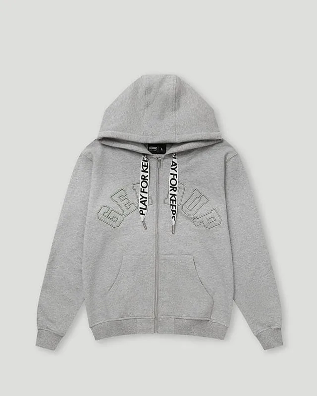 PFK Laced Zip Jacket Grey