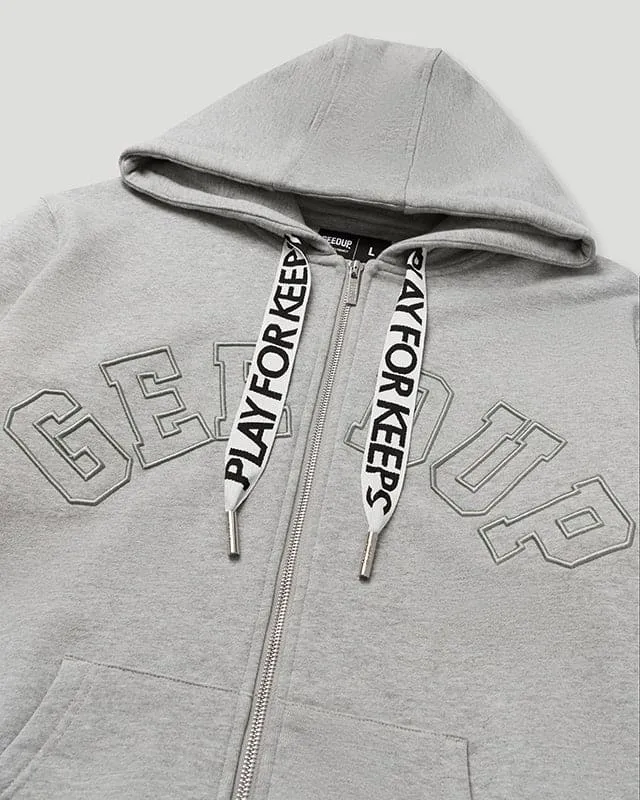 PFK Laced Zip Jacket Grey