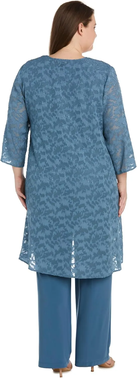 R&M Richards Women's Formal Pants Suit Set