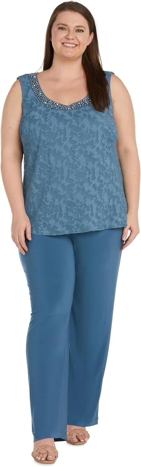 R&M Richards Women's Formal Pants Suit Set