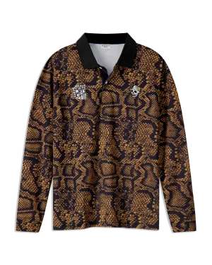 Rattlesnake Long Sleeve Polo