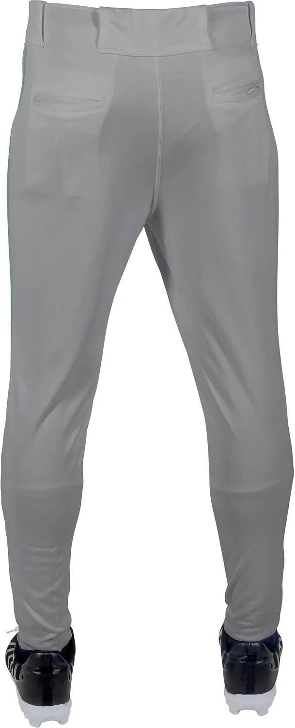Rawlings Men's Launch Series Baseball Pant | Jogger Fit | Adult Sizes | Solid & Piped Options