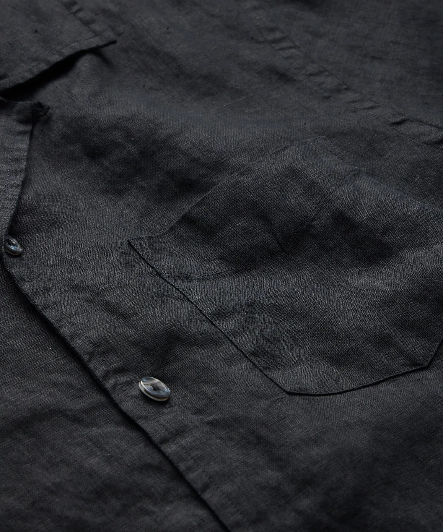 Sea Soft Irish Linen Camp Collar Shirt