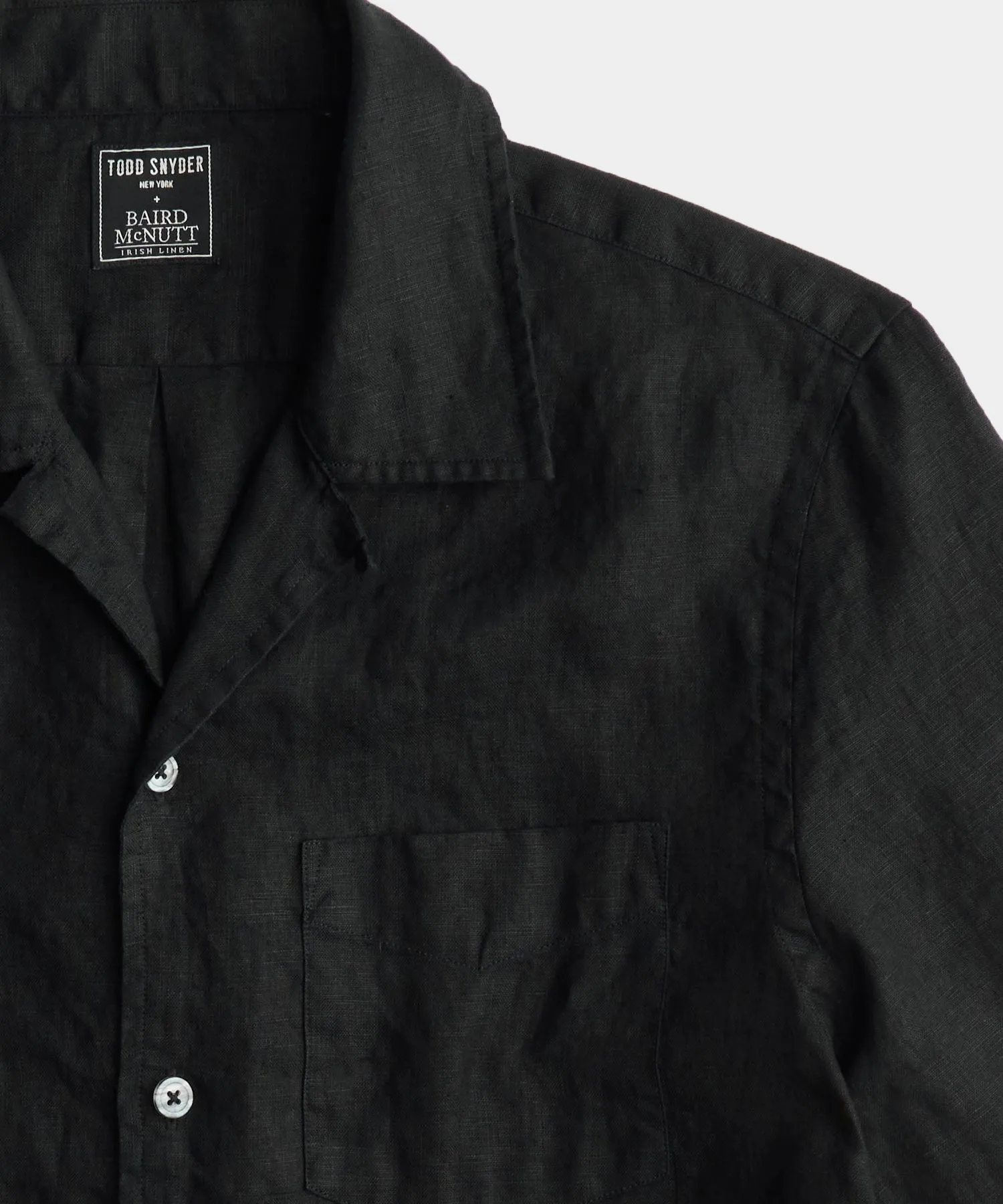 Sea Soft Irish Linen Camp Collar Shirt