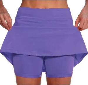 Skorts for Women Plus Size Dressy Casual Athletic Golf Tennis Short Skirts 2025 Summer Skort with Pockets