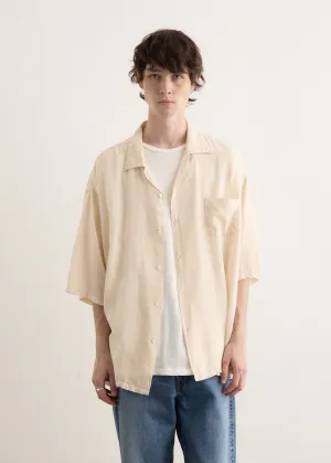Soft Linen Open Collar BIG Shirt