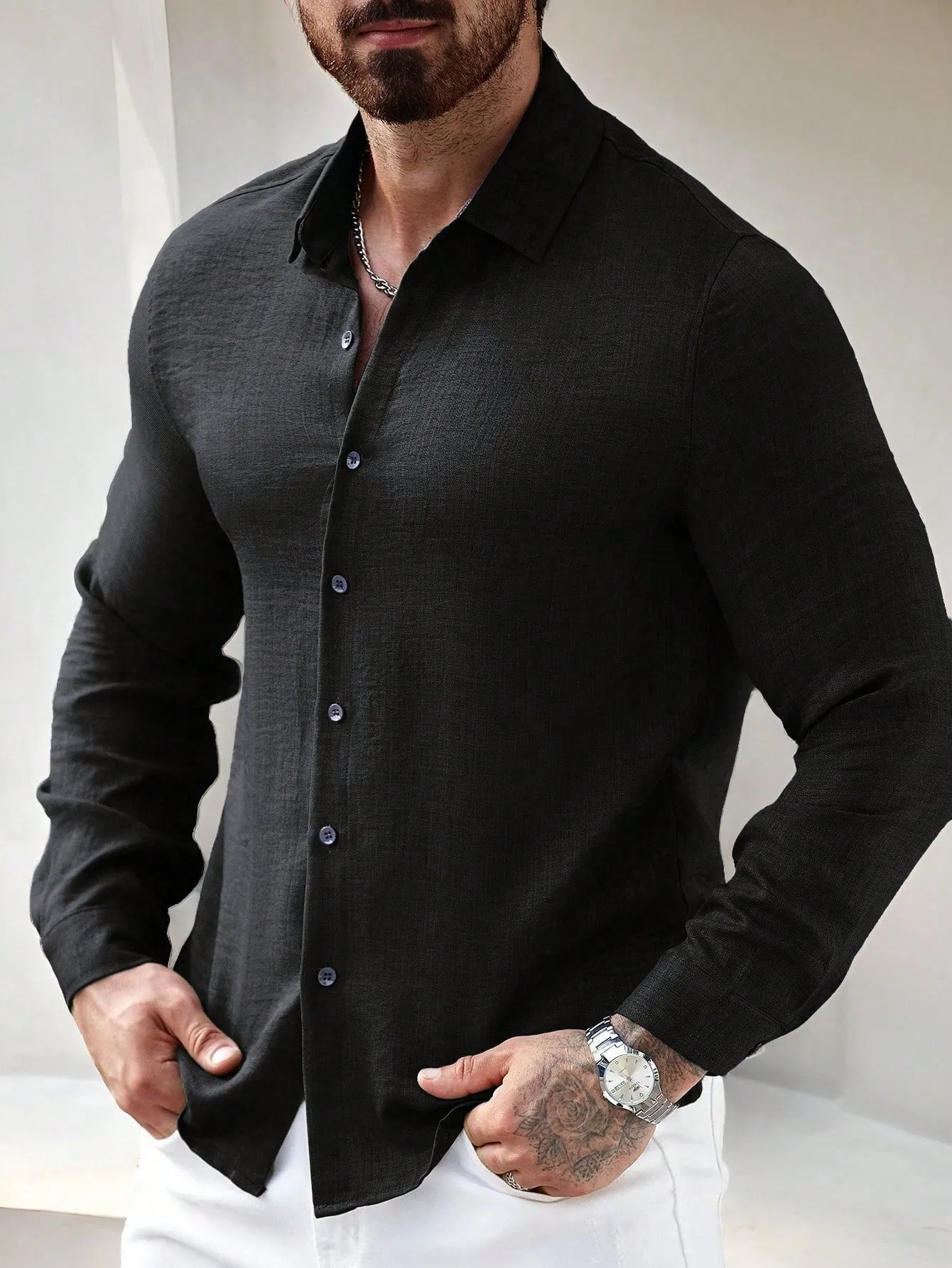 Super Soft Linen Long Sleeve Shirt