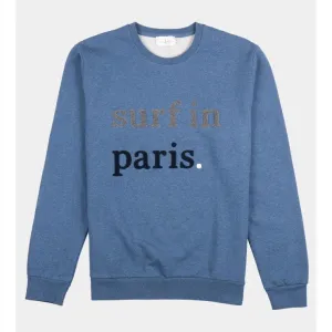Surf in Paris Sweater (Denim Blue)
