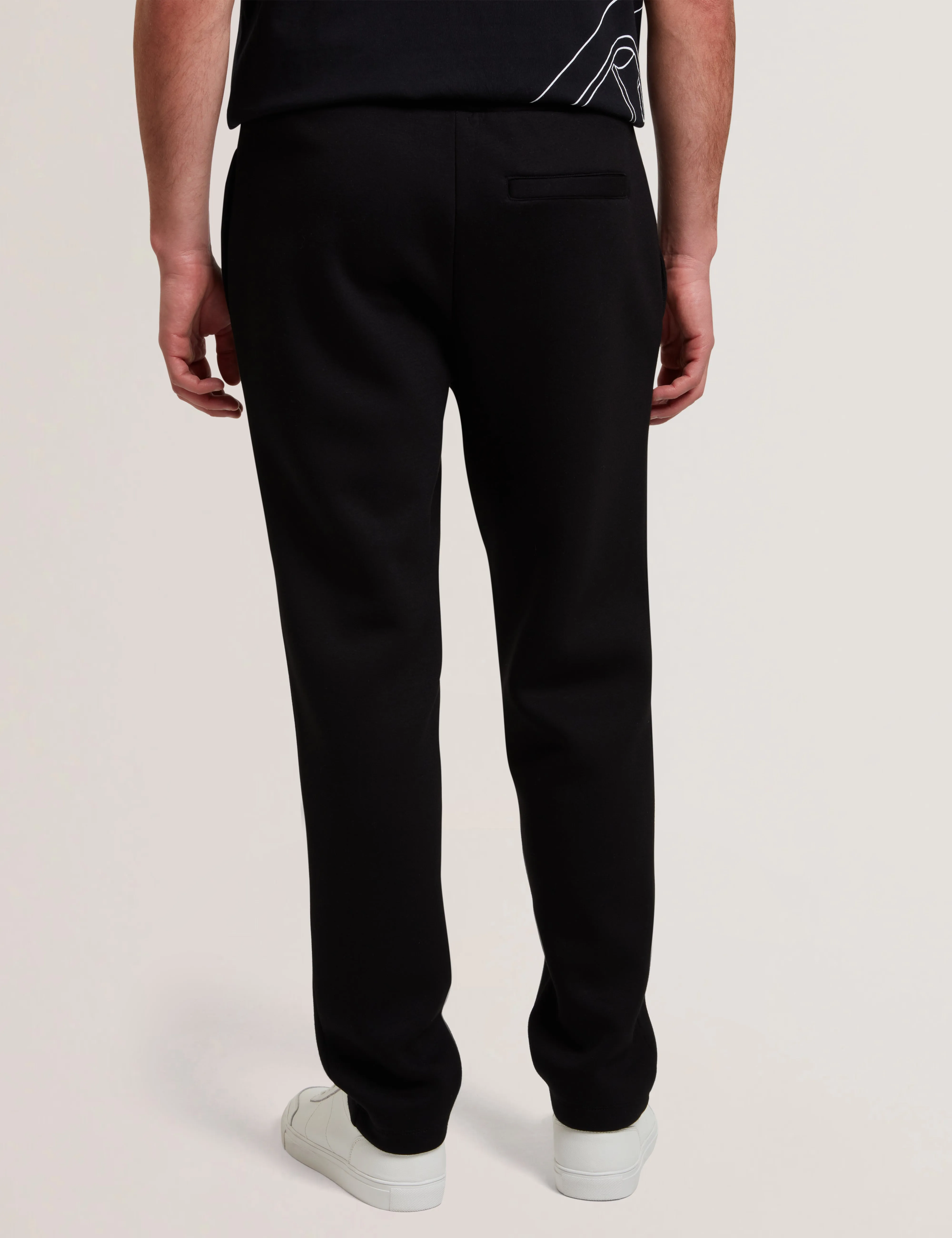 Uaver Slim Fit Neoprene Jogger Black