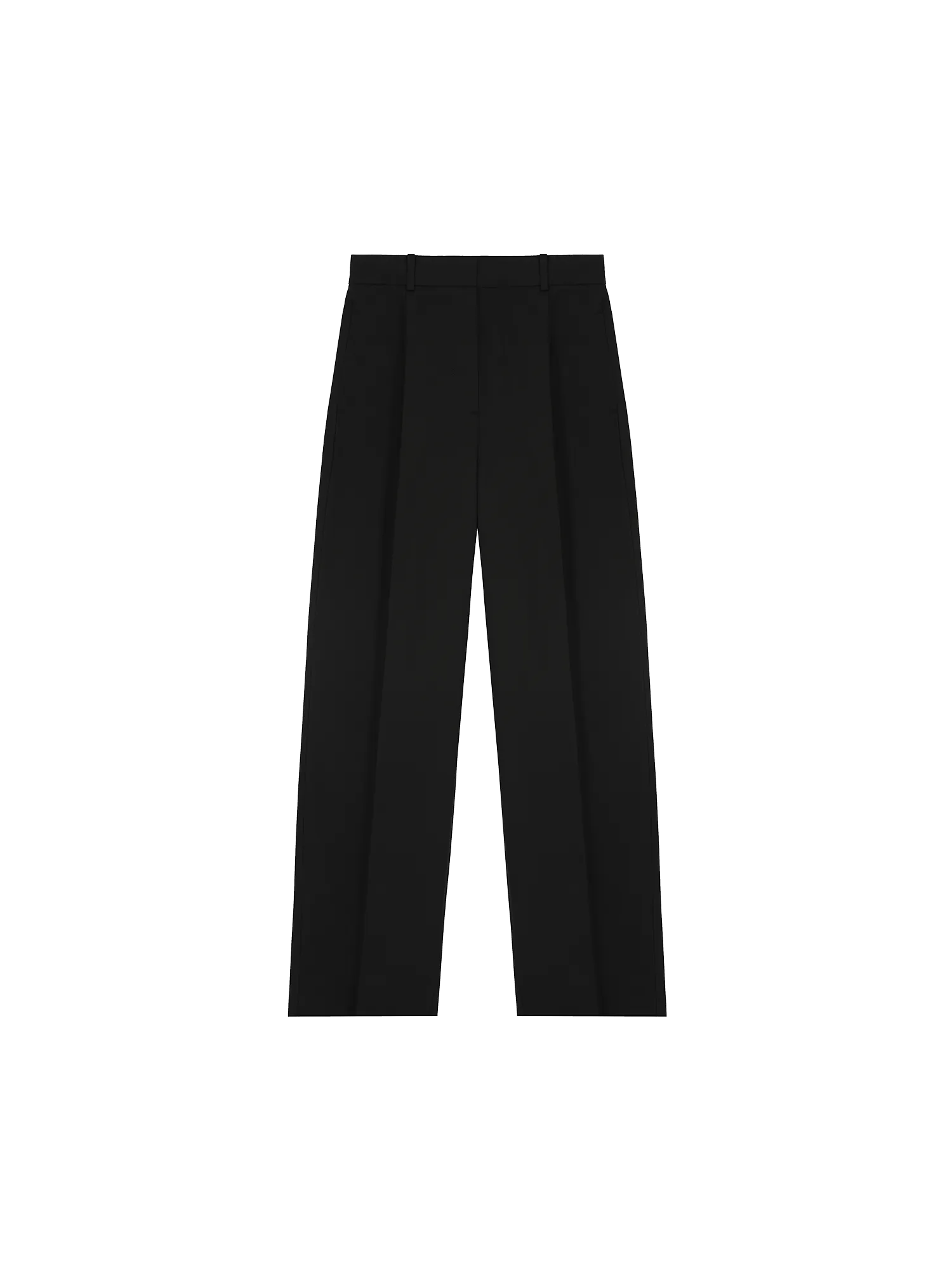 Women's Organic Cotton Tailored Trousersblack